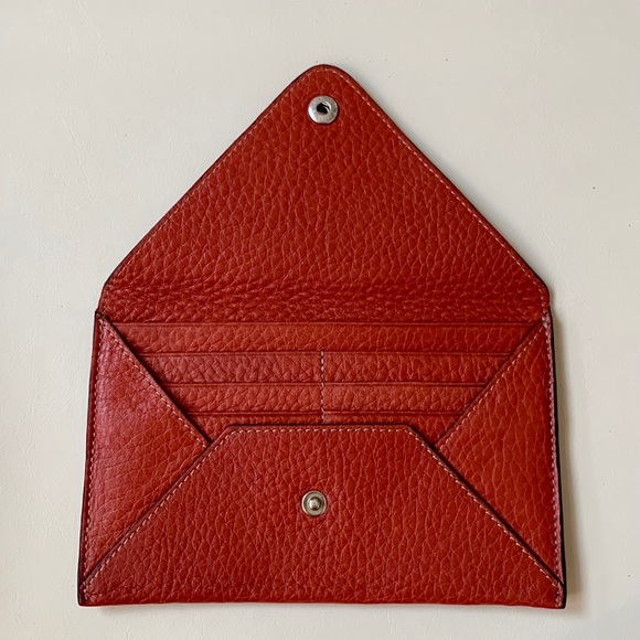 Bogner orange leather Bag and Wallet. - Picture 15 of 16